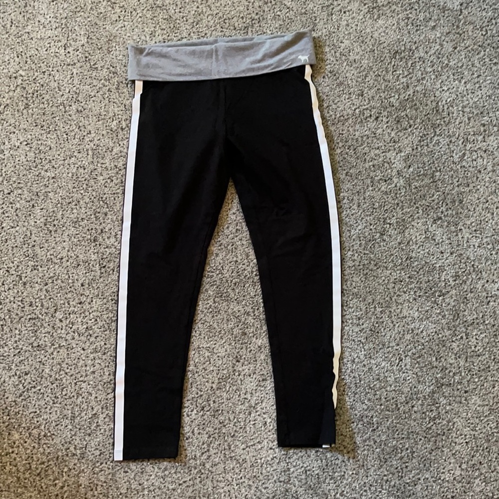 NWOT Victoria’s Secret PINK L fold-over leggings